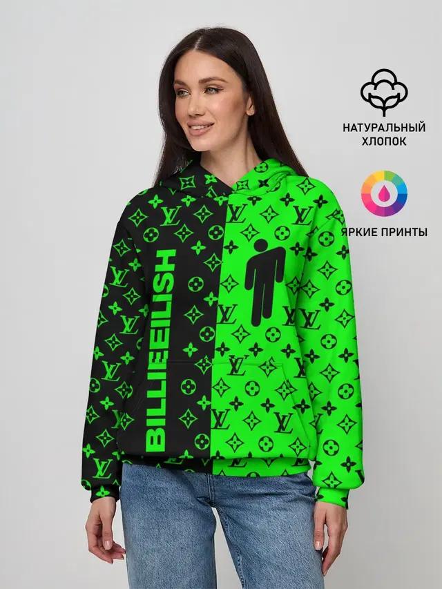 Женское худи с принтом «Billie Eilish»
