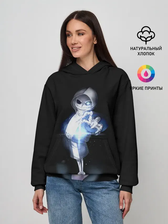 Женское худи с принтом «Skeleton»
