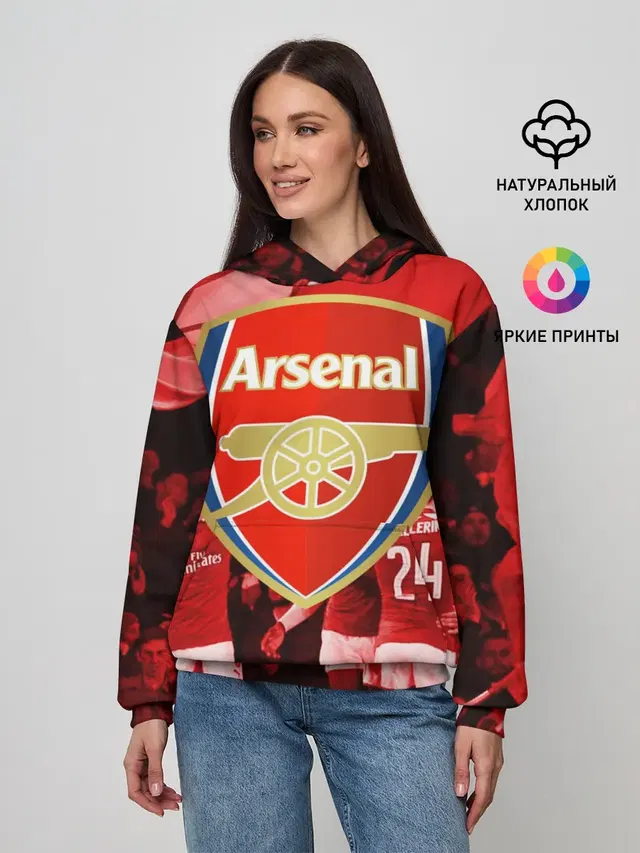 Женское худи с принтом «Soccer»