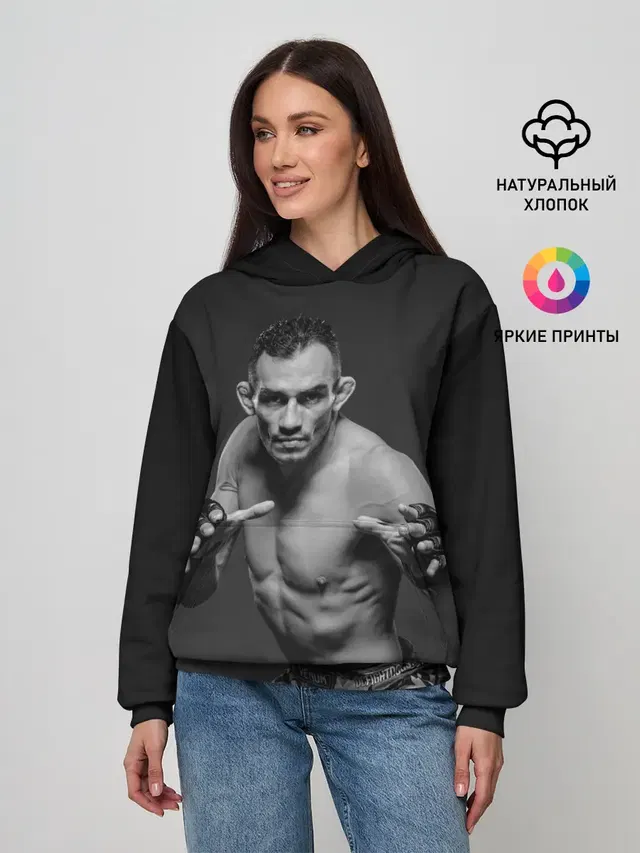 Женское худи с принтом «MMA — Tony Ferguson»