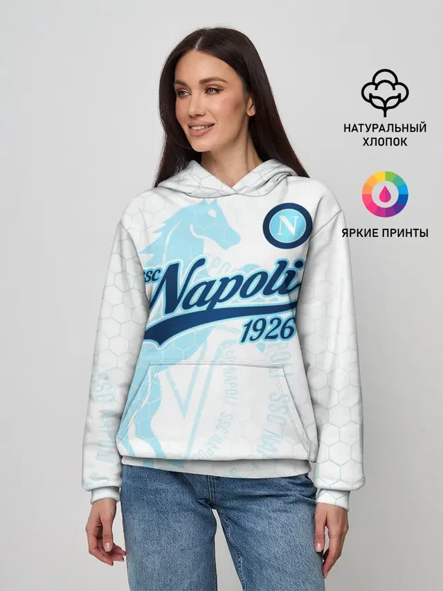 Женское худи с принтом «Napoli»