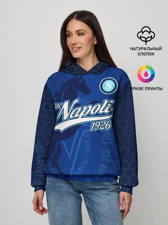 Женское худи с принтом «Napoli»