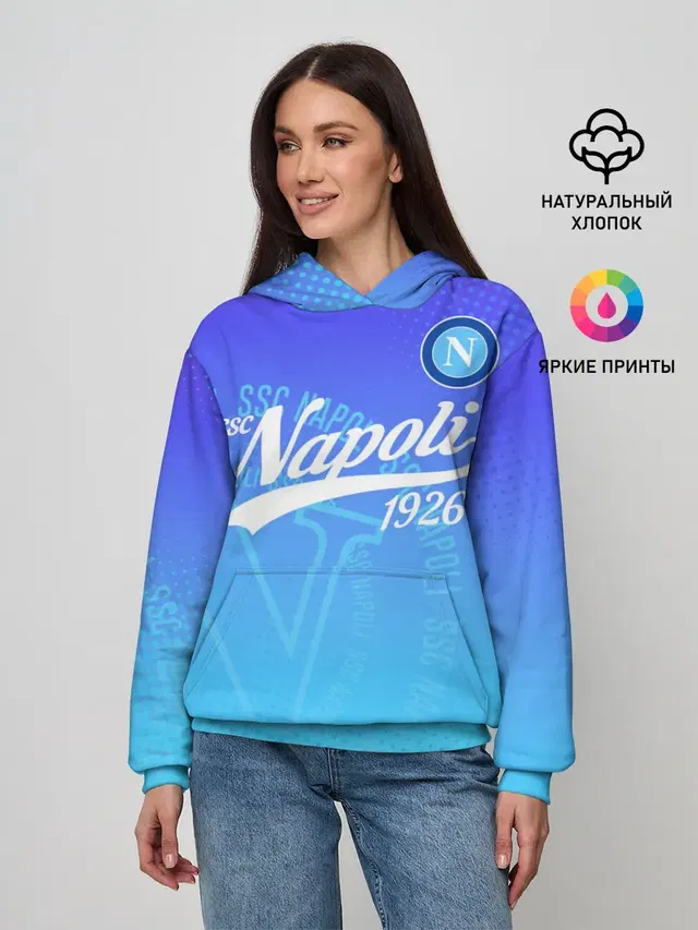 Женское худи с принтом «Napoli»