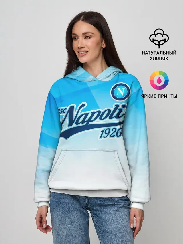 Женское худи с принтом «Napoli»