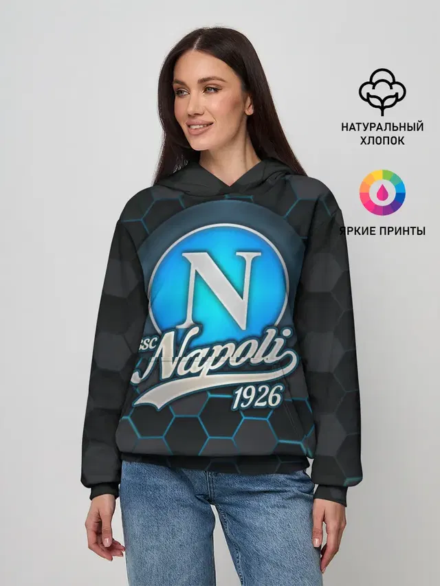 Женское худи с принтом «Napoli»