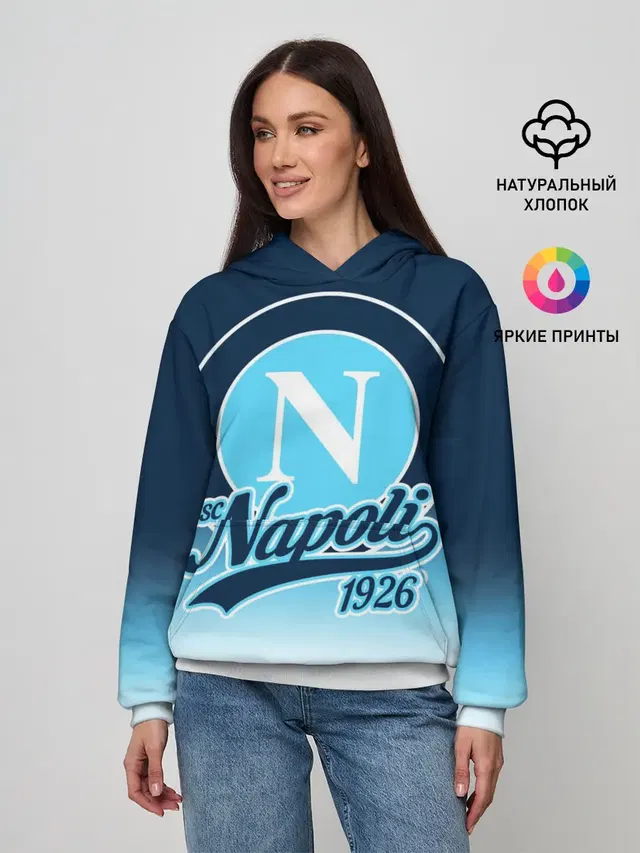 Женское худи с принтом «Napoli»