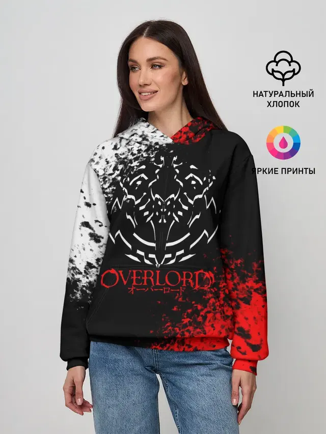 Оверлорд лого краснобелый