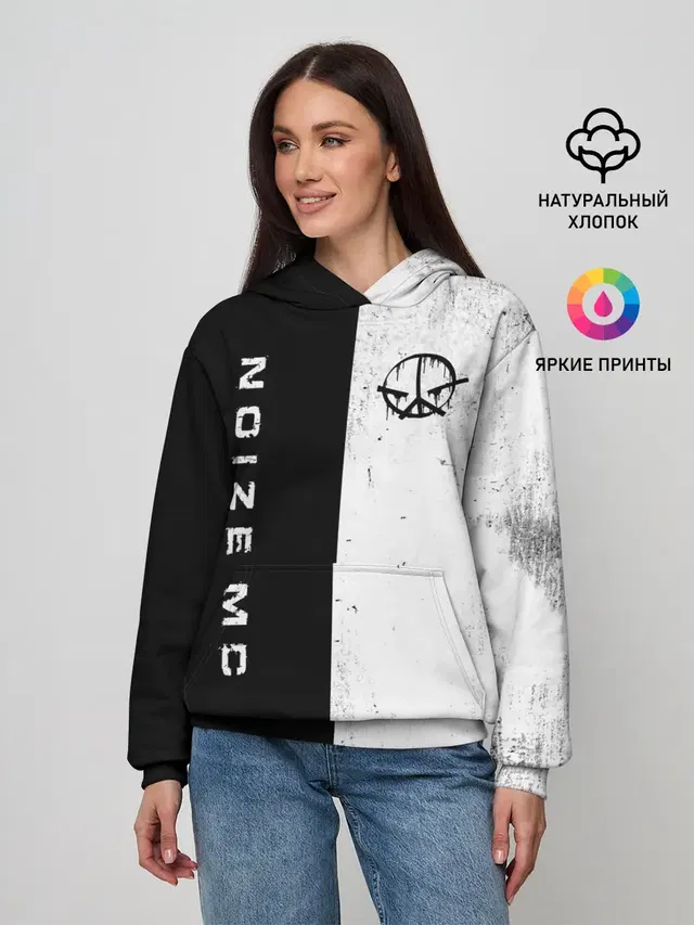 Женское худи с принтом «Noize MC»