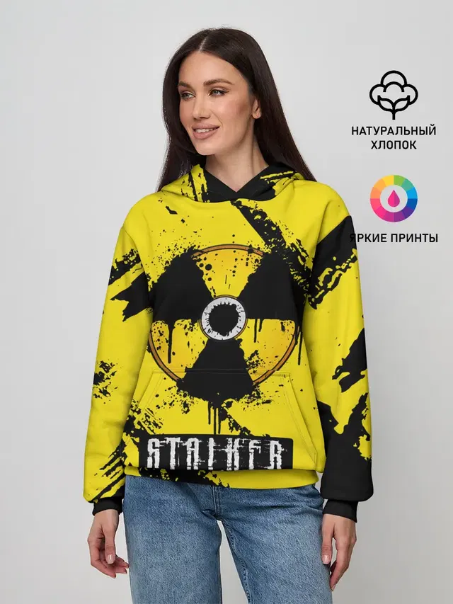 Женское худи с принтом «Stalker»