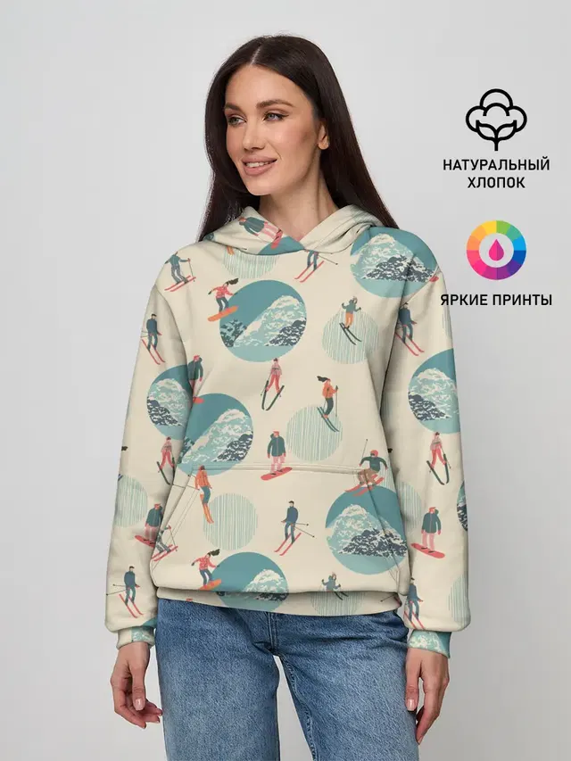 лыжники
