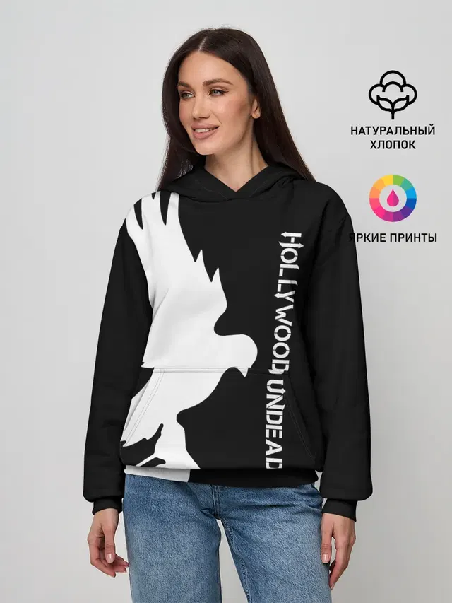 Женское худи с принтом «Dove»