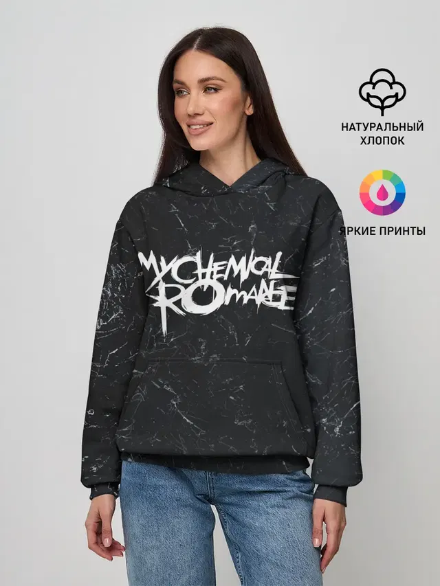 Женское худи с принтом «My Chemical Romance»