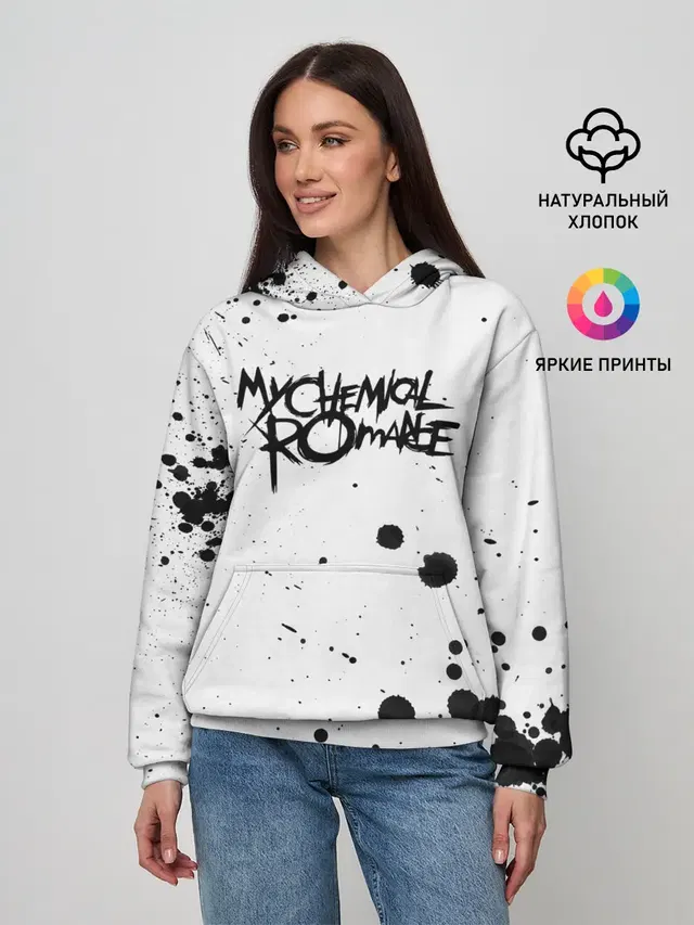 Женское худи с принтом «My Chemical Romance»