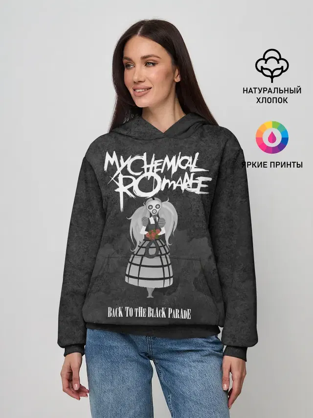 Женское худи с принтом «My Chemical Romance»