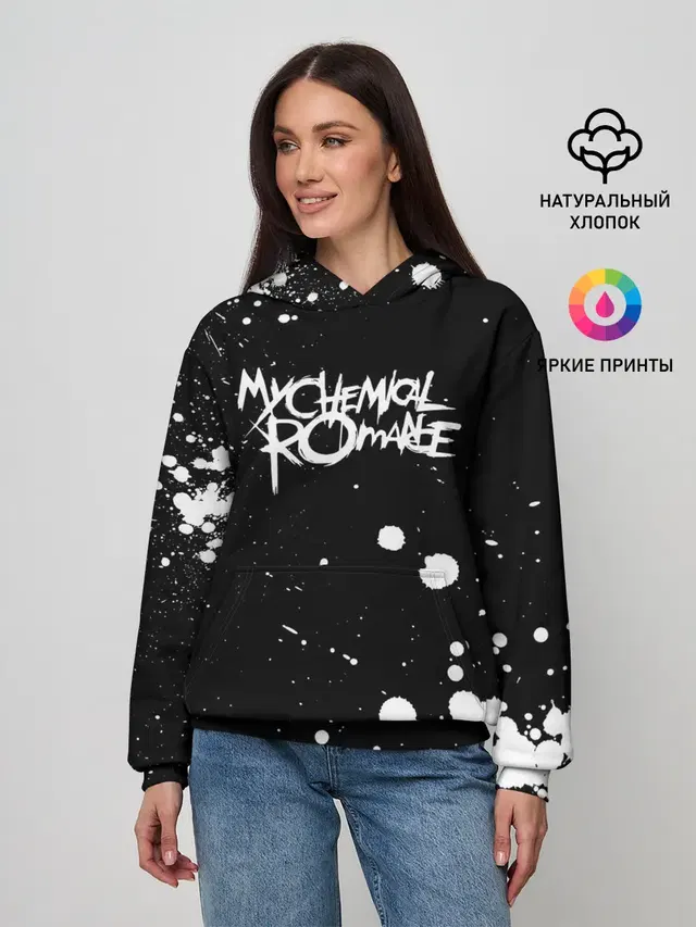 Женское худи с принтом «My Chemical Romance»