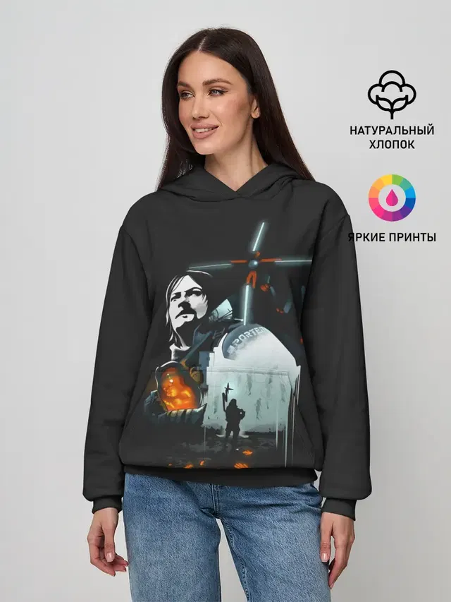 Женское худи с принтом «Odradek»