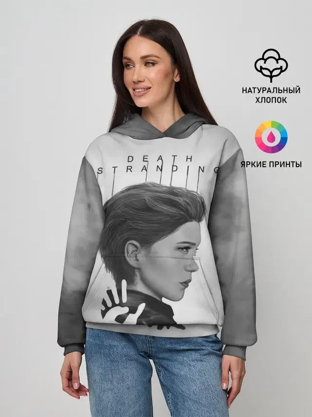 Женское худи с принтом «Fragile»