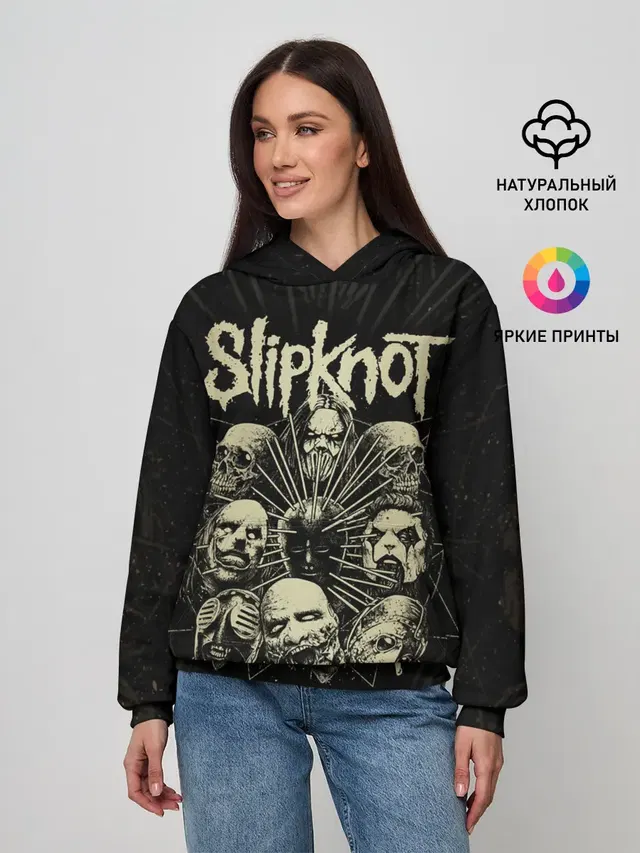 Женское худи с принтом «Mask»