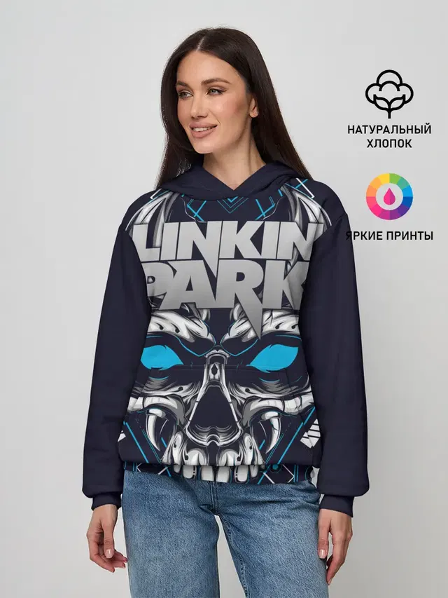 Женское худи с принтом «Linkin Park»