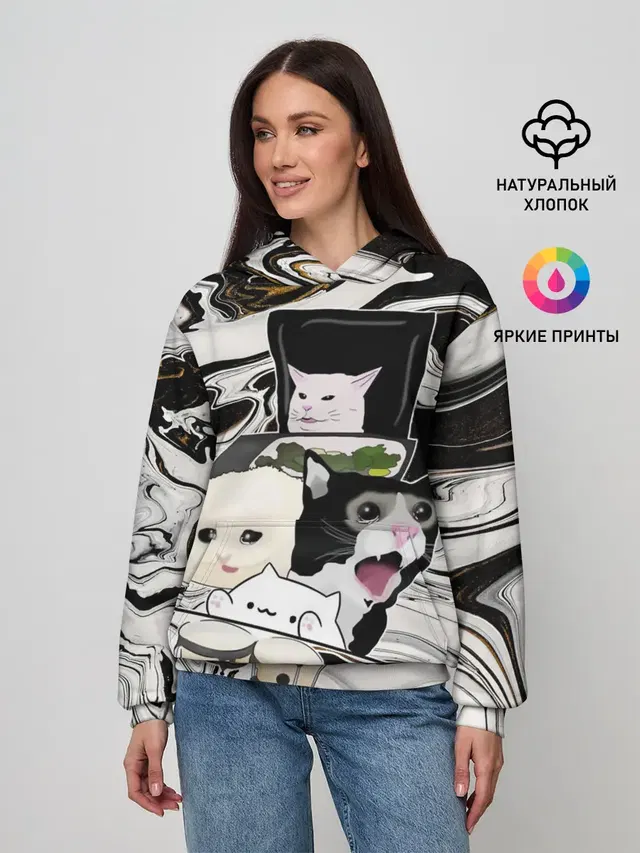woman yelling at cat