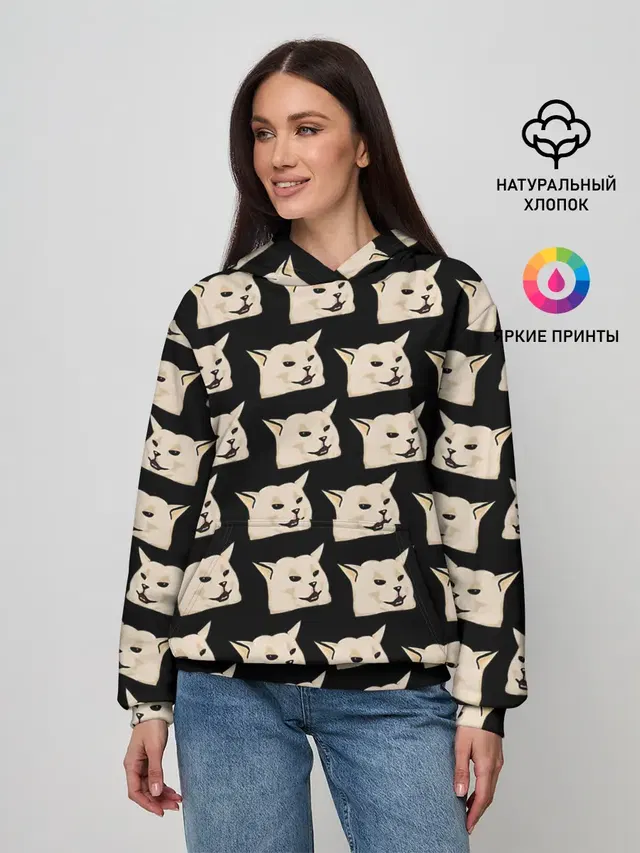woman yelling at cat