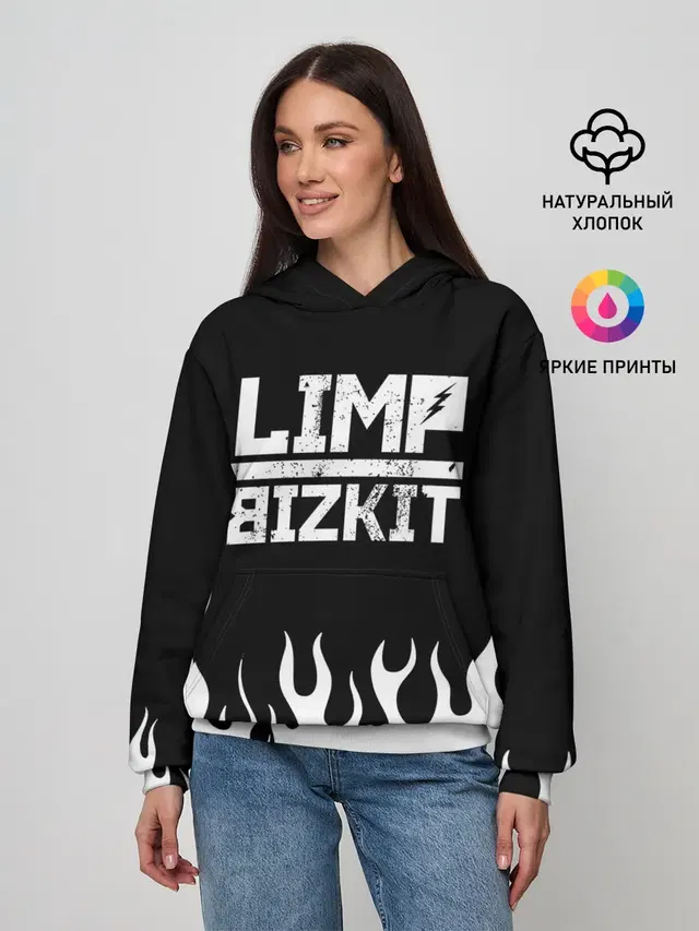 Женское худи с принтом «Limp Bizkit»