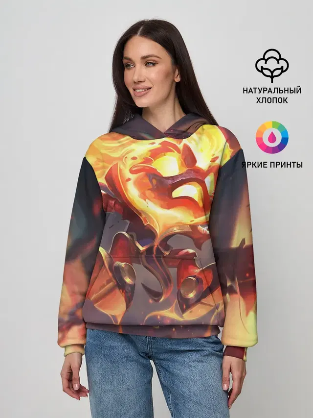 Женское худи с принтом «League of Legends»