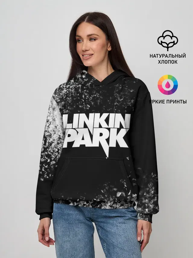Женское худи с принтом «Linkin Park»