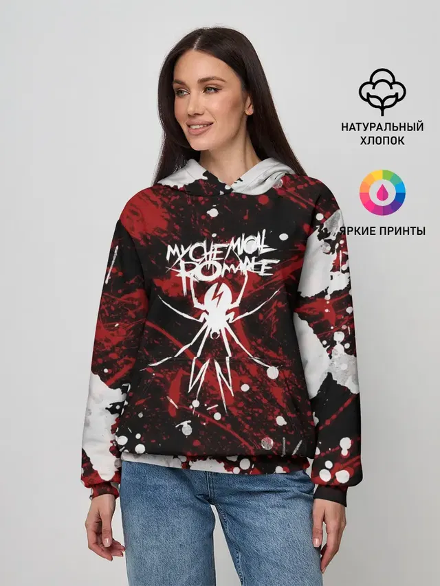 Женское худи с принтом «My Chemical Romance»