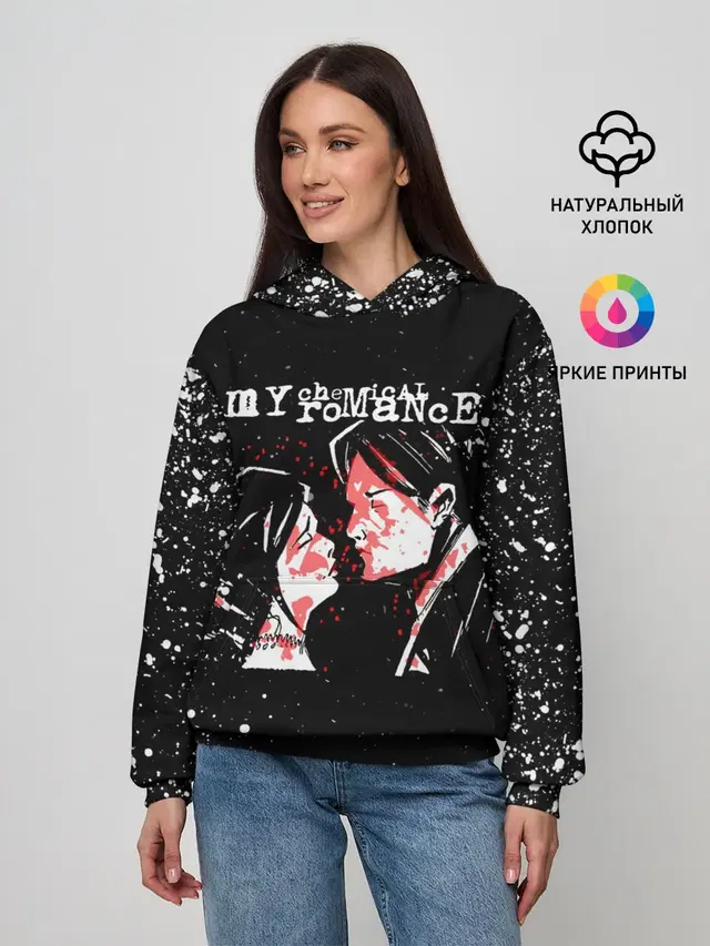 Женское худи с принтом «My Chemical Romance»