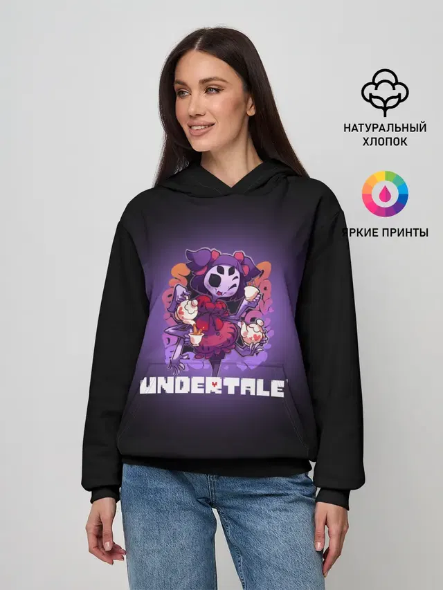 Женское худи с принтом «Muffet»