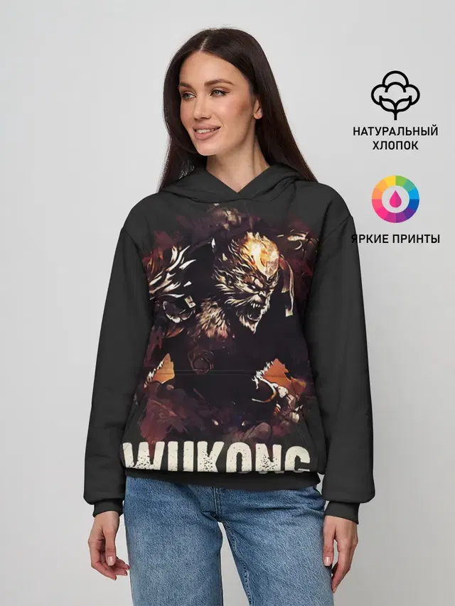 Женское худи с принтом «Wukong»