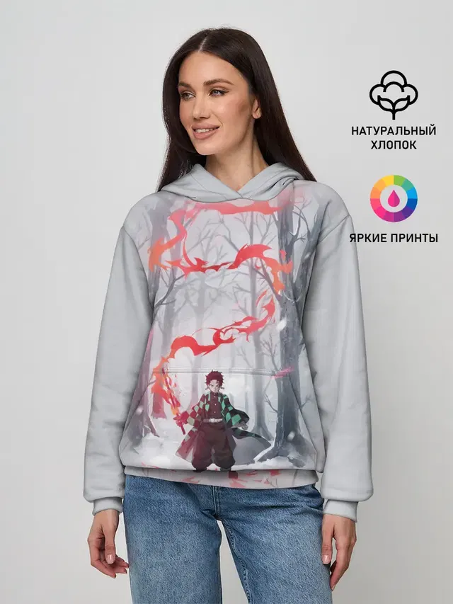 KIMETSU NO YAIBA красный след