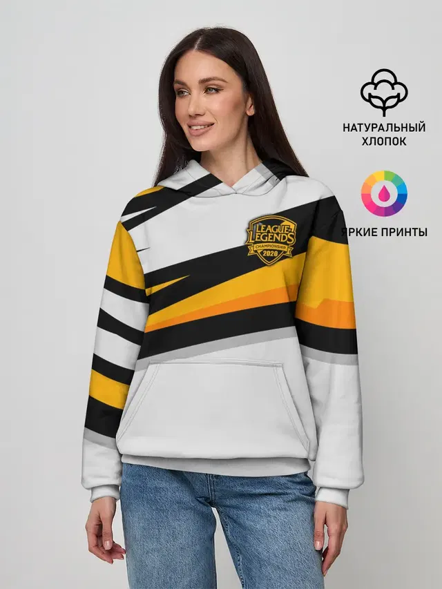 Женское худи с принтом «Geometric pattern»