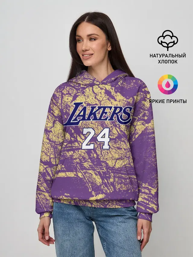 Женское худи с принтом «Лейкерс — Kobe Bryant»
