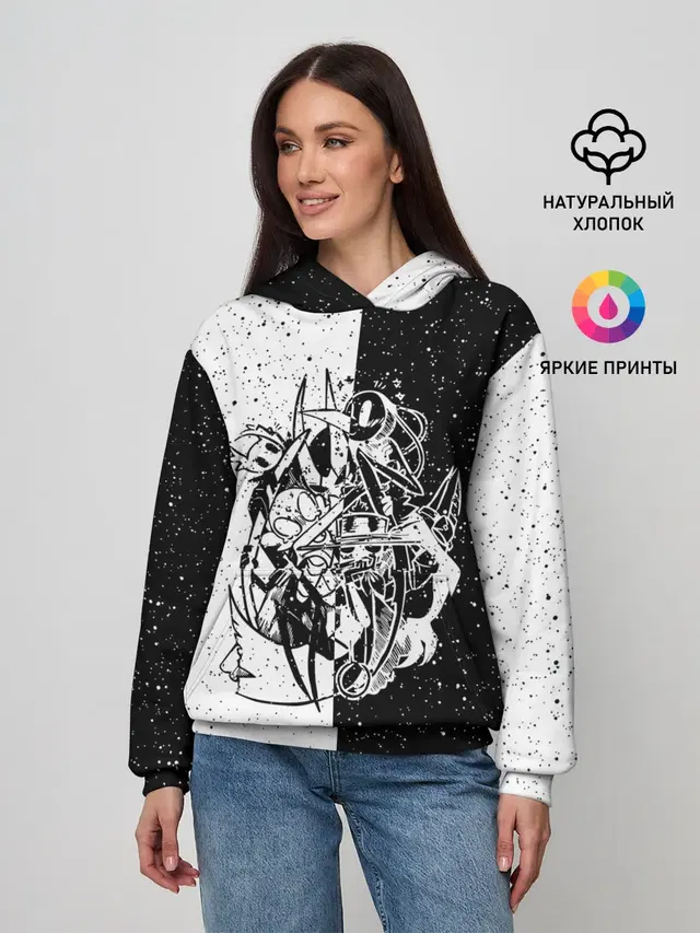 Женское худи с принтом «Hollow Knight»