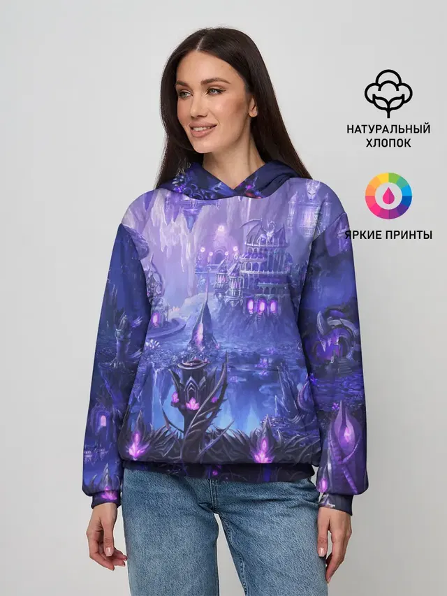 Женское худи с принтом «Might & Magic Heroes»