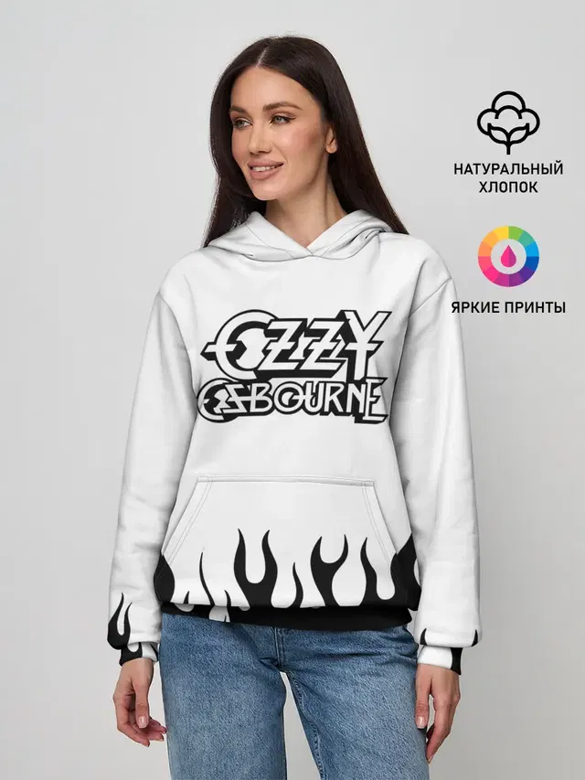 Женское худи с принтом «Ozzy Osbourne»
