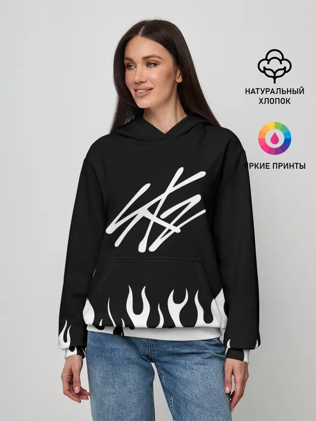 Женское худи с принтом «Stray Kids»