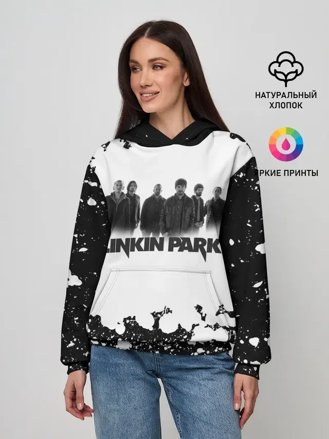 Женское худи с принтом «Music band»