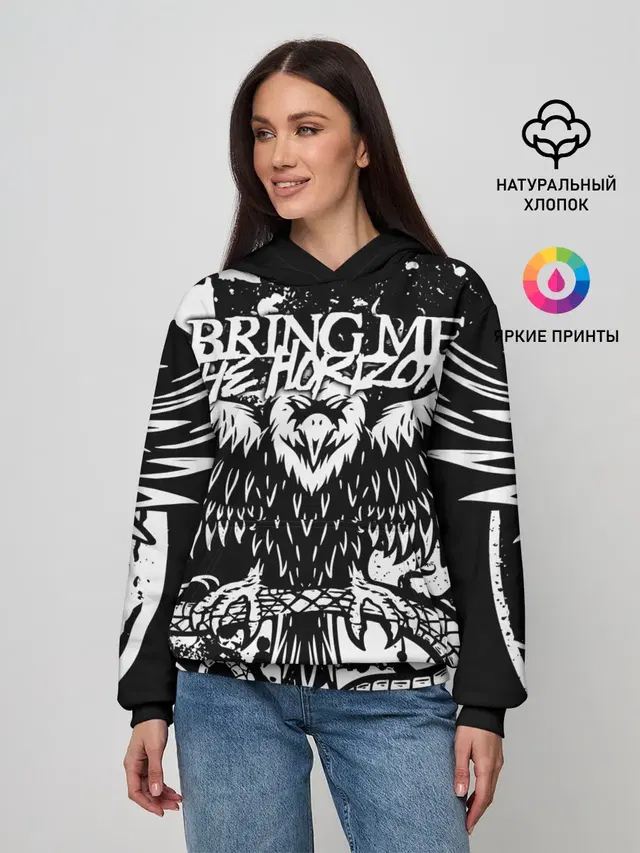 Женское худи с принтом «Eagle»