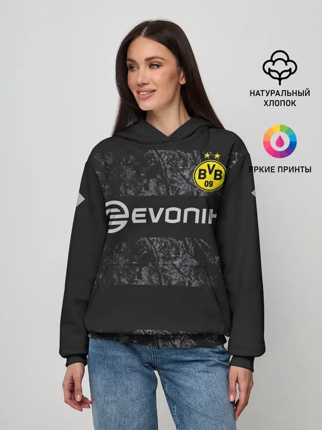 Женское худи с принтом «Холанн away 19-20»