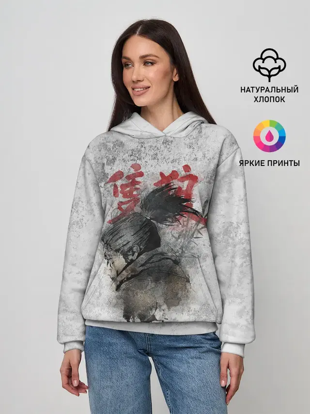Женское худи с принтом «Wolf»