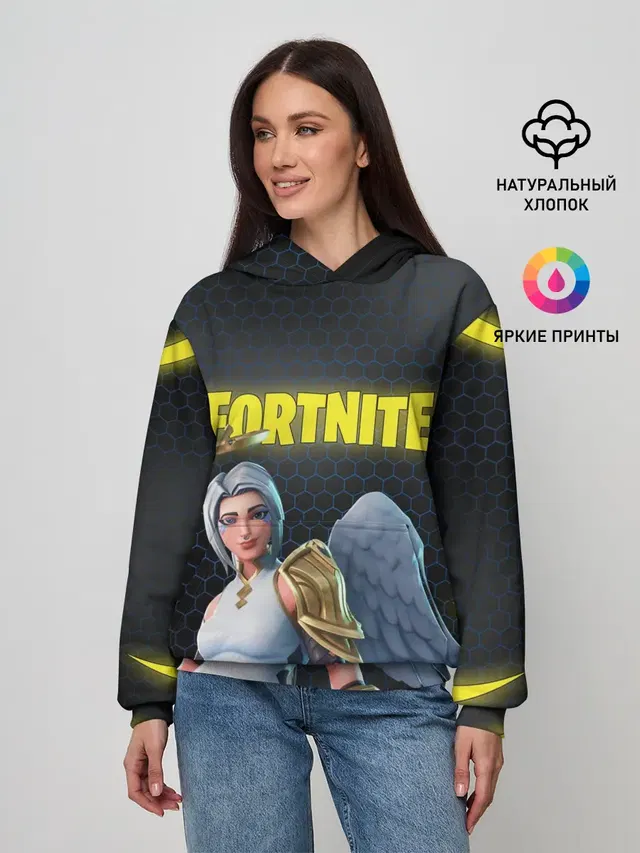 Женское худи с принтом «Фортнайт — FORTNITE ARK»