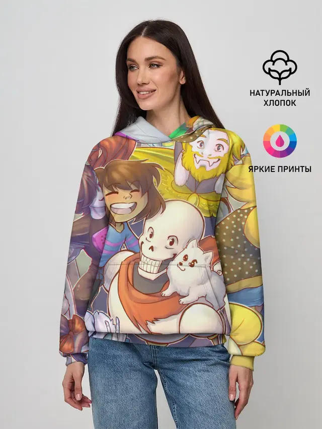 Женское худи с принтом «Asgore Dreemurr»