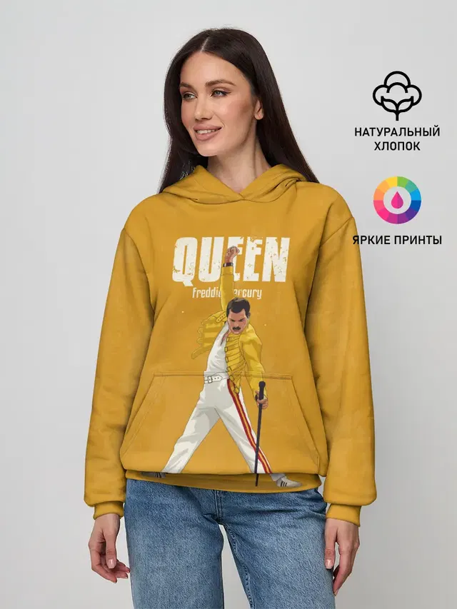 Женское худи с принтом «Queen»