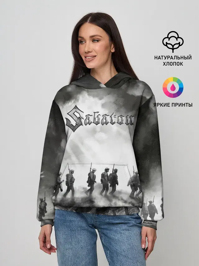 Женское худи с принтом «Soldier»