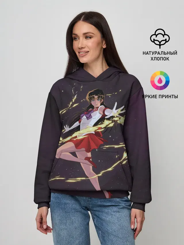Женское худи с принтом «Sailor Mars»