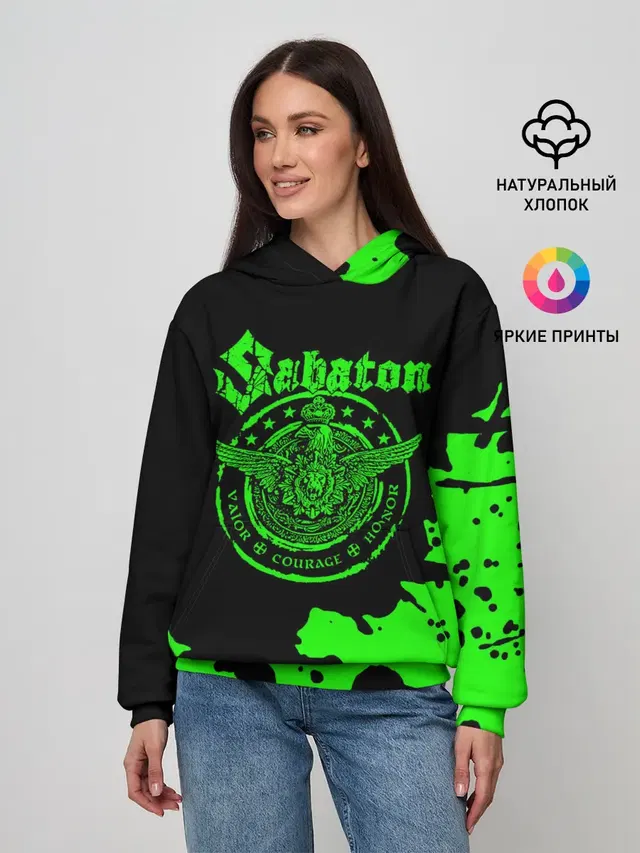 Женское худи с принтом «Lion»