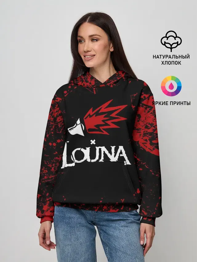 Женское худи с принтом «Megaphone»